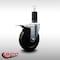 Service Caster 5'' SS Hard Rubber Swivel 1-1/4'' Expand Stem Caster Total Lock Brake SCC-SSEXTTL20S514-HRS-114 - alternate 3